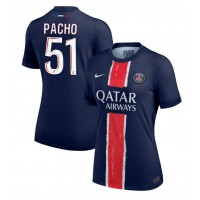 Echipament fotbal Paris Saint-Germain Willian Pacho #51 Tricou Acasa 2024-25 pentru femei maneca scurta